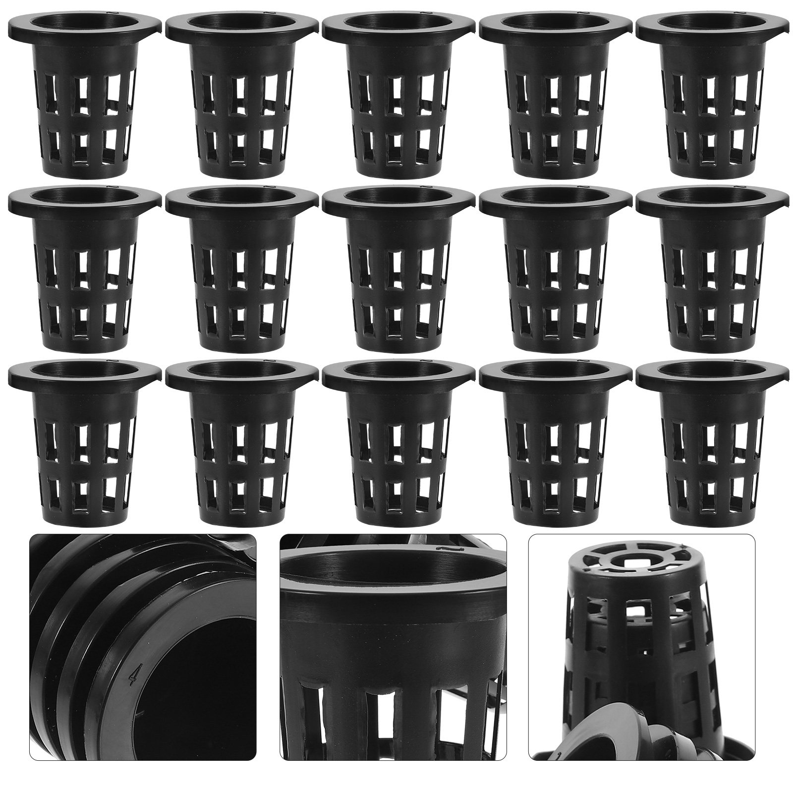 Gardening Tools Vegetables - 50 stuks kunststof plantmanden, hydroponische netmanden,